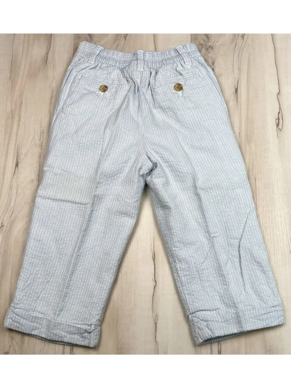VTG THE CHILDREN'S PLACE TCP Boys 24M 3T Blue Seersucker 2pc SUIT Jacket Pants - Picture 9 of 14